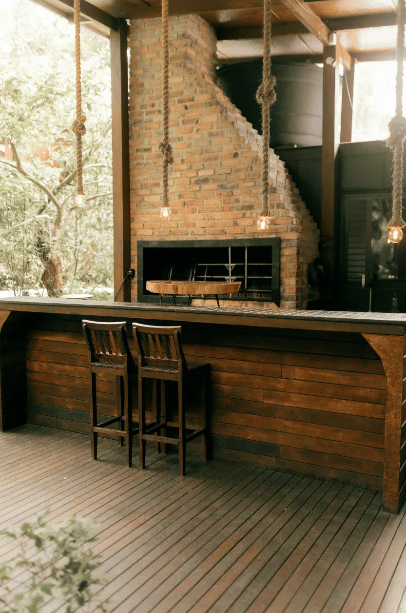 Fire feature — custom outdoor fire detail
